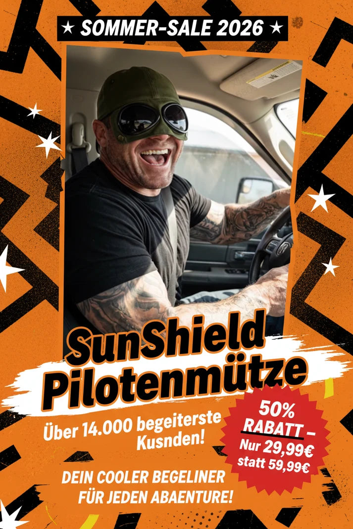๐ 2026 Sale โ Over 14,000 Sold! ๐ SunShield Pilot Hat with Goggles