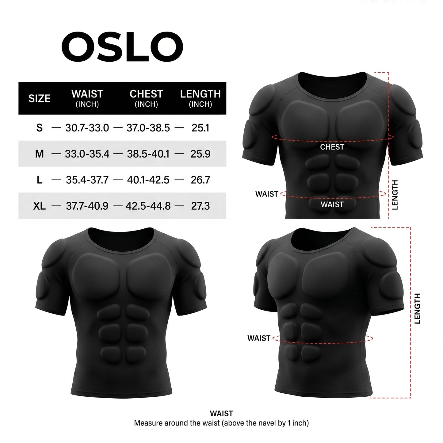 Muscle Boost Tee | Instantly Look Stronger, More Athletic & More Confident