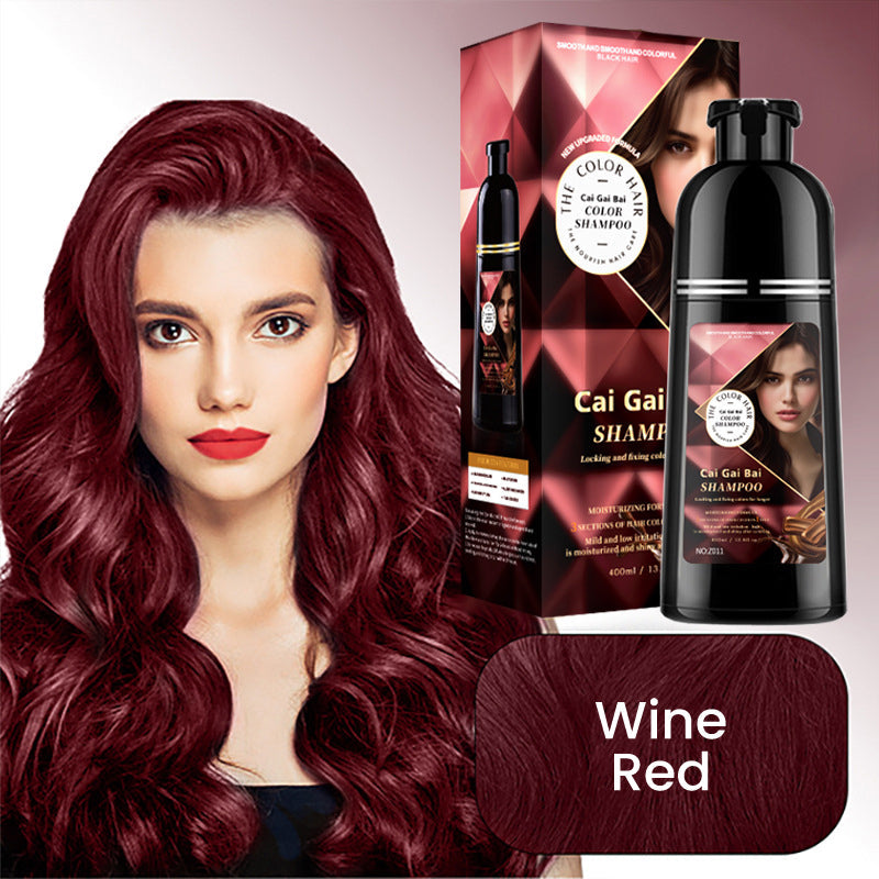 🎉50% Off! 👩 Herbal Extract Instant Hair Color Shampoo for Men & Women