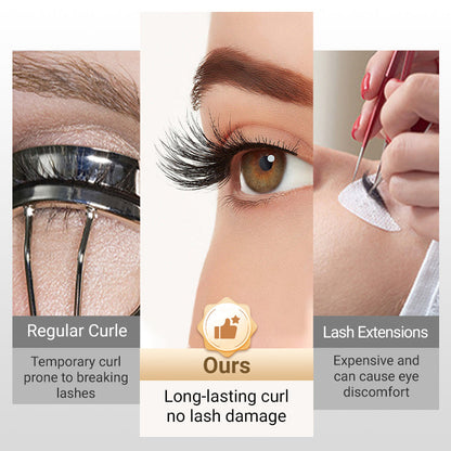 🔥LAST DAY SALE £8.95!!⚡50K+ SOLD!🥰 Fast Heating Eyelash Curling Tool✨Blink & Dazzle!👁️