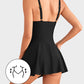 🔥LAST DAY SALE - ONLY £14.99!!⚡50K+ SOLD!👙Women's One Piece Tummy Control Tie Knot Swimsuit