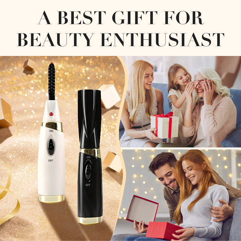 🔥LAST DAY SALE £8.95!!⚡50K+ SOLD!🥰 Fast Heating Eyelash Curling Tool✨Blink & Dazzle!👁️