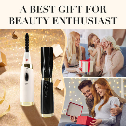 🔥LAST DAY SALE £8.95!!⚡50K+ SOLD!🥰 Fast Heating Eyelash Curling Tool✨Blink & Dazzle!👁️