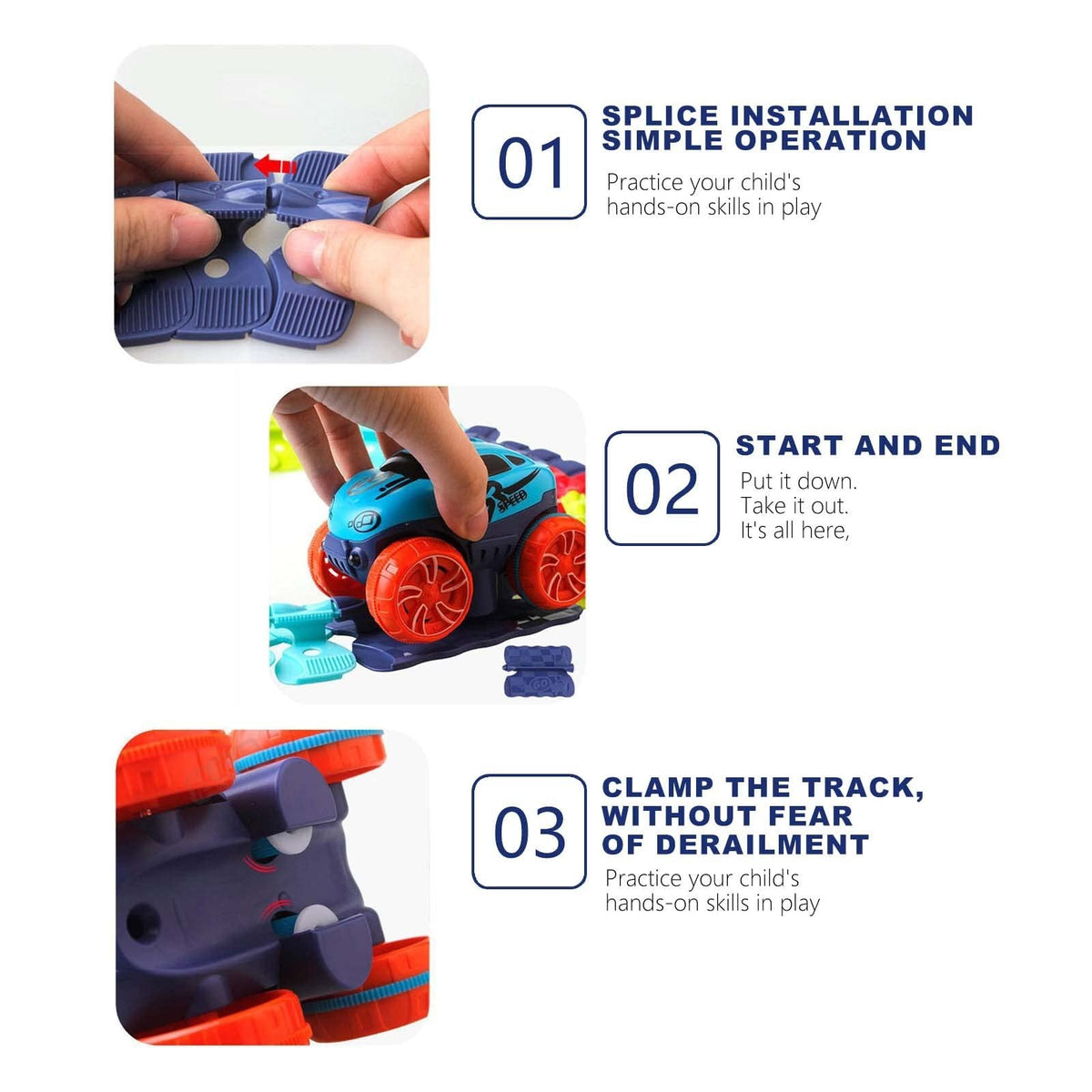 🎅Christmas Surprise Gift 50%OFF🎁Flexible Changeable Magic Race Car Track Toys