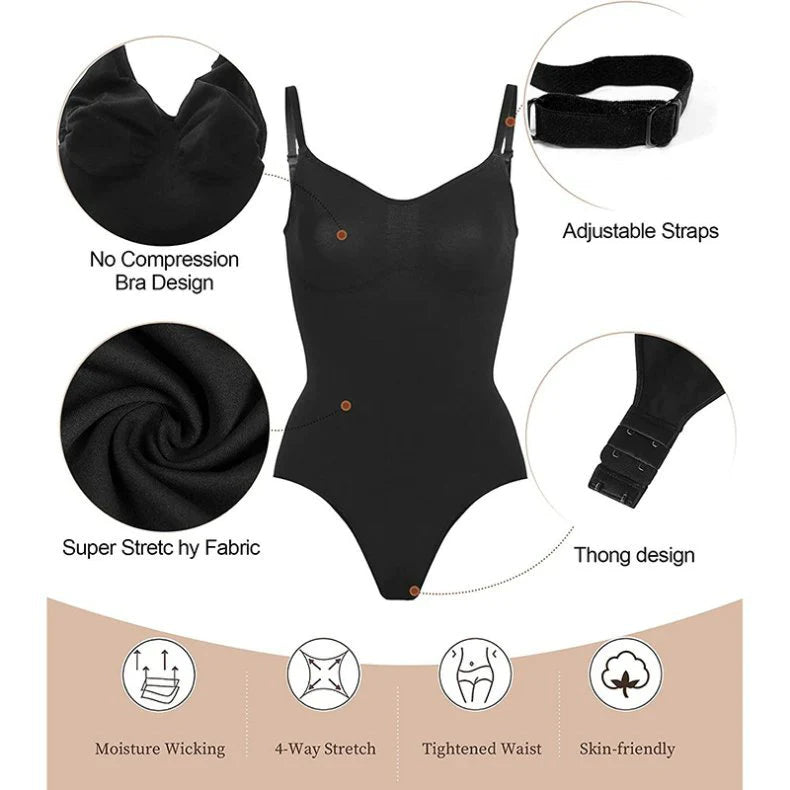 ⏰Historically lowest price:£9.99💥🔥SNATCHED SHAPEWEAR BODYSUIT