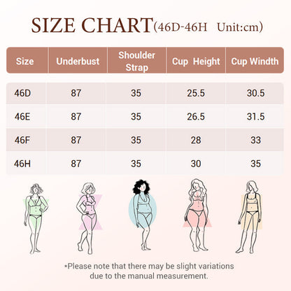 ⏳Brand Weekly Promotion 70% OFF!🖤Women's Mermaid Scales Lace Minimiser Bra Full Cup Wide Side Bands Adjustable Straps
