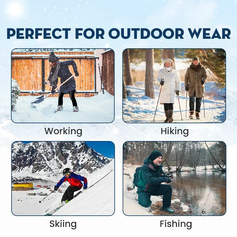 ⏳LAST DAY SALE 50% OFF!! ✨Unisex Super Cozy & Warm Fleece-Lined Waterproof Pants🔥