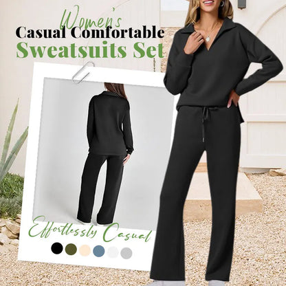🔥Limited Time 50% OFF🔥Women's 2 Piece Sets Outfits Casual Long Sleeve Sweatsuits Sets