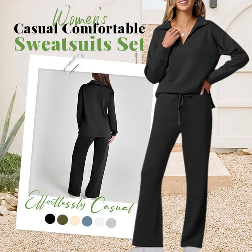 🔥Limited Time 50% OFF🔥Women's 2 Piece Sets Outfits Casual Long Sleeve Sweatsuits Sets