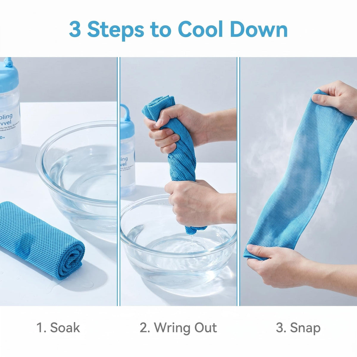 🔥Summer Hot Sale - BUY 1 GET 1 FREE!!⚡50K+ SOLD!❄️Cold Sweat Towel You Can Use Anywhere, Anytime! Reusable Soft Absorbent Cooling Portable
