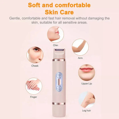 🔥Only £10.99 Last Day Promotion!🎁🌸2-In-1 Women's Electric Cordless Shaver