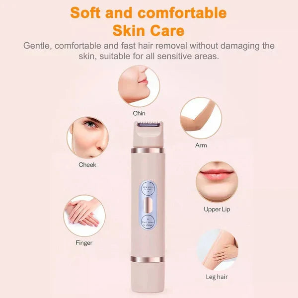 🔥Only £10.99 Last Day Promotion!🎁🌸2-In-1 Women's Electric Cordless Shaver
