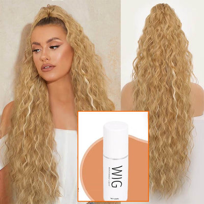 💜2026 NEW IN £12.99!!⚡50K+ SOLD! 💜Curly Wavy Frizzy Hair Extension with Ponytail