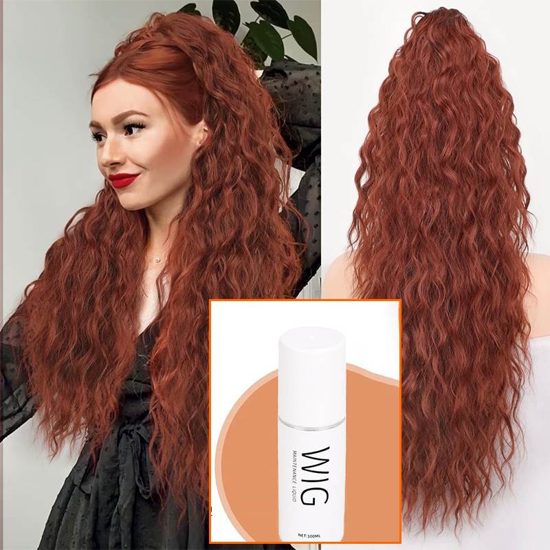 💜2026 NEW IN £12.99!!⚡50K+ SOLD! 💜Curly Wavy Frizzy Hair Extension with Ponytail