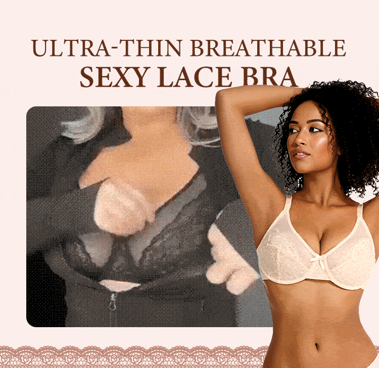 ⏳Brand Weekly Promotion 70% OFF!🖤Women's Mermaid Scales Lace Minimiser Bra Full Cup Wide Side Bands Adjustable Straps
