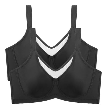 ⏳Christmas Sale £10.99💐Women's Elegant Sheer Full Coverage Plus Size Bra👍