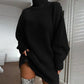 🍂Autumn Hot Sale 60% OFF🔥Women's Cozy Turtleneck Knit Sweater Dress