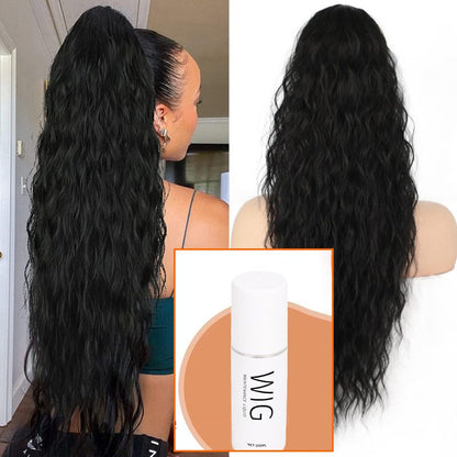 💜2026 NEW IN £12.99!!⚡50K+ SOLD! 💜Curly Wavy Frizzy Hair Extension with Ponytail