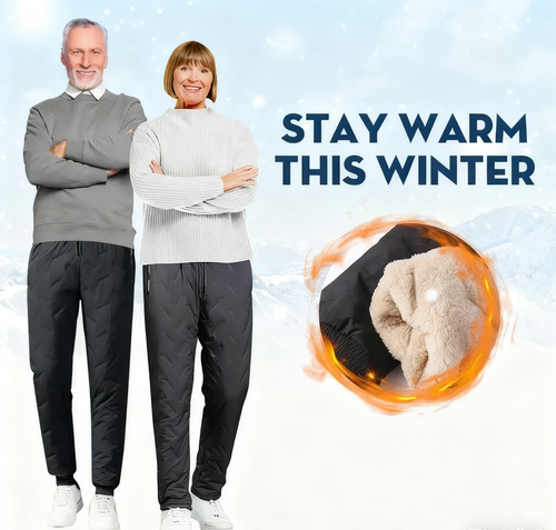 ⏳LAST DAY SALE 50% OFF!! ✨Unisex Super Cozy & Warm Fleece-Lined Waterproof Pants🔥