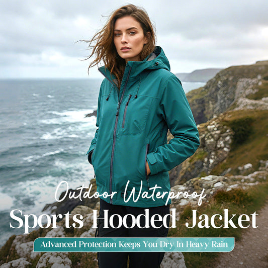 📢📢50% OFF !! ⏰Outdoor Waterproof Sports Hooded Jacket