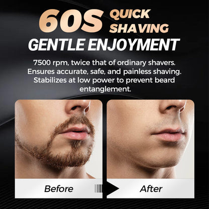 🔥New Year Promotion 49%OFF-2025 New Upgrade✨Mini Double Head Electric Shave