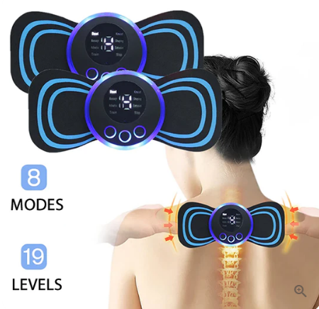 🔥LAST DAY SALE - BUY 1 GET 1 FREE!🔥Portable Massager with 8 Modes and LCD Screen - Mini Muscle Stimulator for Pain Relief