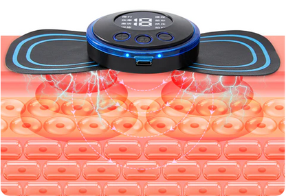 🔥LAST DAY SALE - BUY 1 GET 1 FREE!🔥Portable Massager with 8 Modes and LCD Screen - Mini Muscle Stimulator for Pain Relief