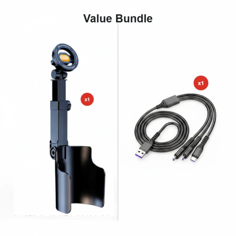 48%OFF|🔥Car Cup Holder Phone Mount – 360° adjustable, strong N52 magnet, one-handed operation, fits all phones, stable magnetic and clamp models for safe driving