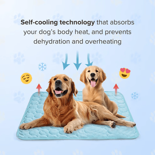 🔥Summer Hot Sale - ONLY £7.99!!⚡50K+ SOLD!🧊Pet Cooling Ice Silk Mat