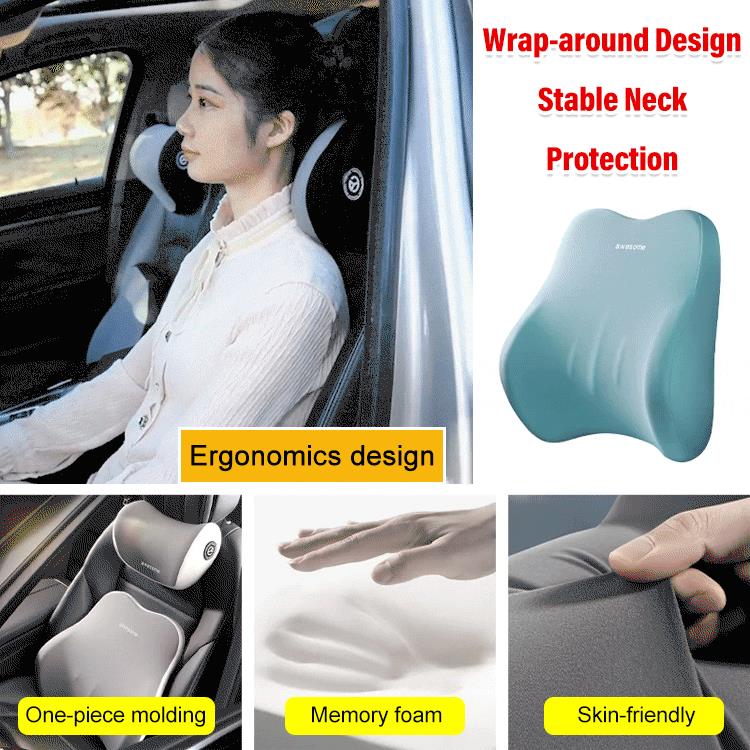 ⏳Limited-time 50% off⏰Car Headrest Neck and Waist Pillow🚗🛋️