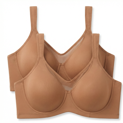 ⏳Christmas Sale £10.99💐Women's Elegant Sheer Full Coverage Plus Size Bra👍