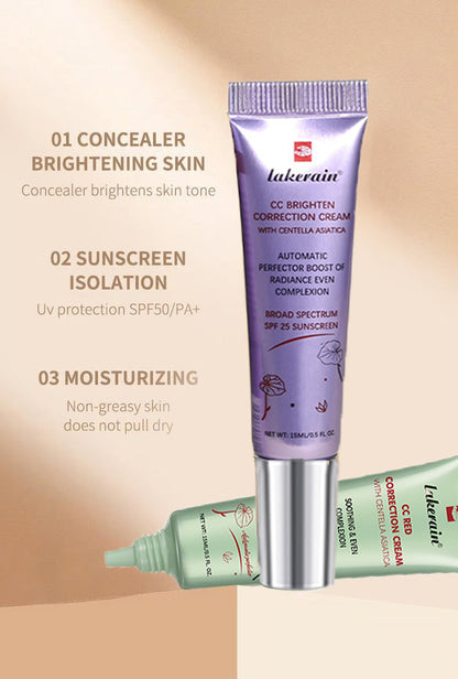 🔥BUY 1 GET 1 FREE £9.99 with FREE MAKEUP BRUSH!!✨CC+ SPF50 Radiance Cream