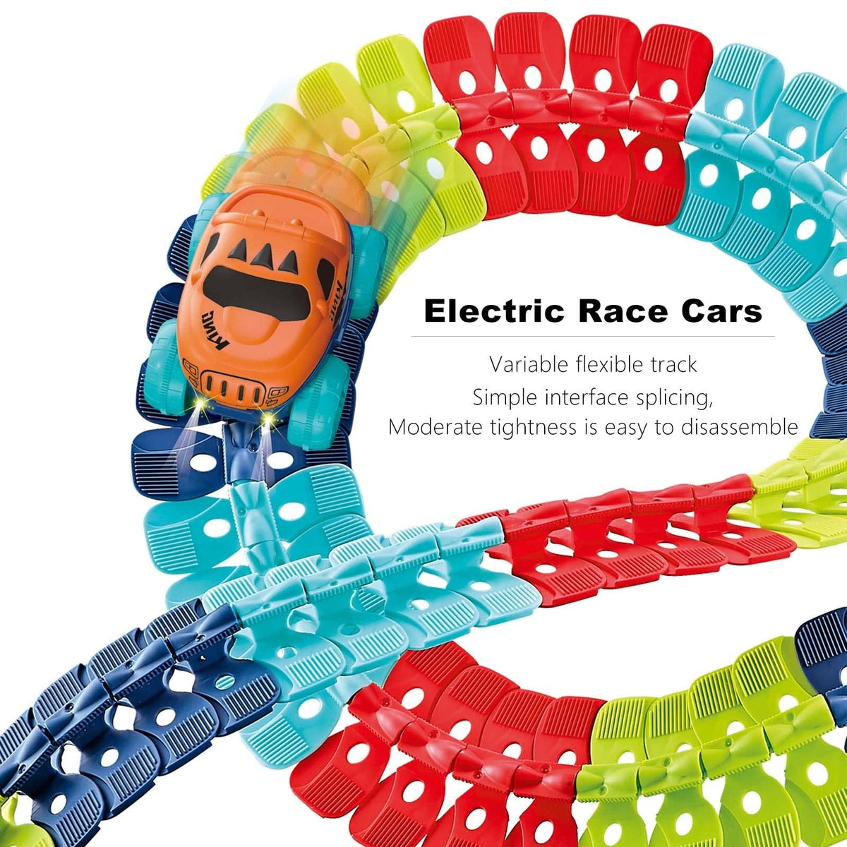 🎅Christmas Surprise Gift 50%OFF🎁Flexible Changeable Magic Race Car Track Toys