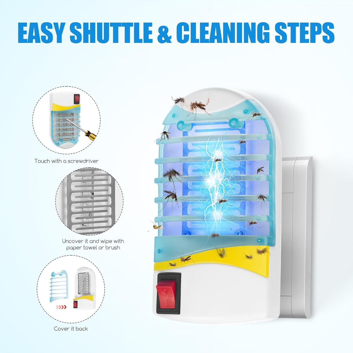 🔥LAST DAY BUY 1 GET 3 PACKS🔥 -🦟Indoor Plug in Mosquito Killer Trap