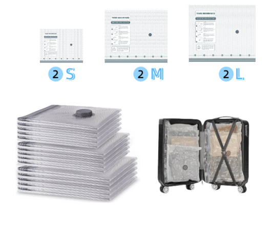 🏆LAST DAY SPECIAL PRICE ￡13.99‼️⚡50K+ SOLD🧳X7 Travel Storage Hot Sale🔌Cordless Travel Vacuum Bag✨Rechargeable Wireless Electric Sealer Vacuum Storage Bags For Clothes Luggage