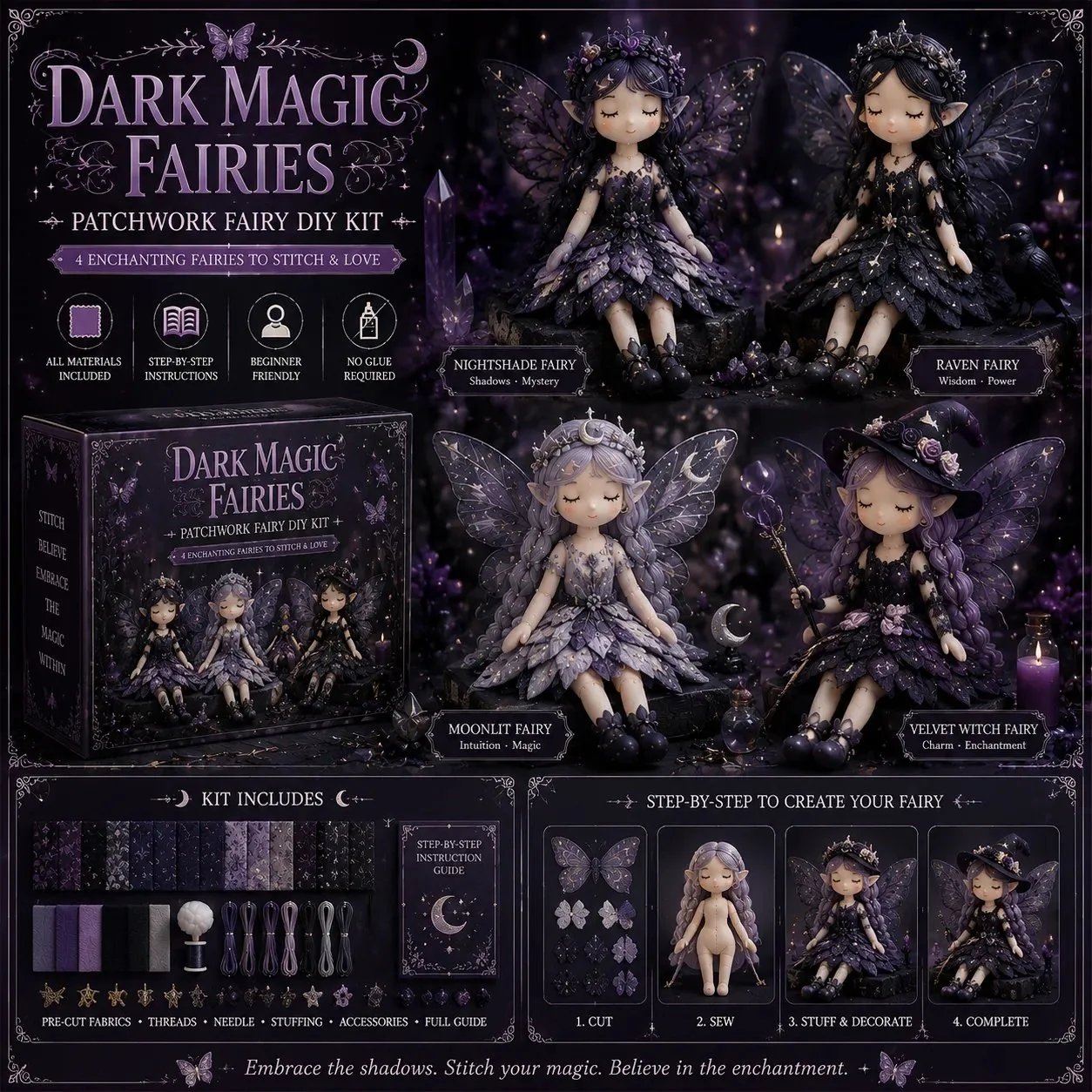 🔥LAST DAY 49% OFF🧵Fairy Patchwork DIY Collection