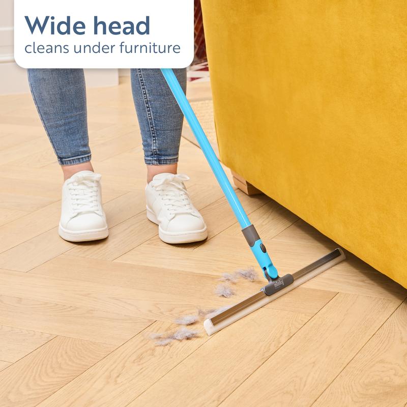 🧼LAST DAY SALE: Only £10.99! 🔥🔥Minky Flexi Edge Sweeper: Multi-Surface Cleaning for Floors, Carpets & Windows