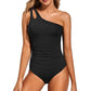 ⛱️LAST DAY SPECIAL PRICE: ￡12.99!!💖One Shoulder One Piece Swimsuit for Women👙