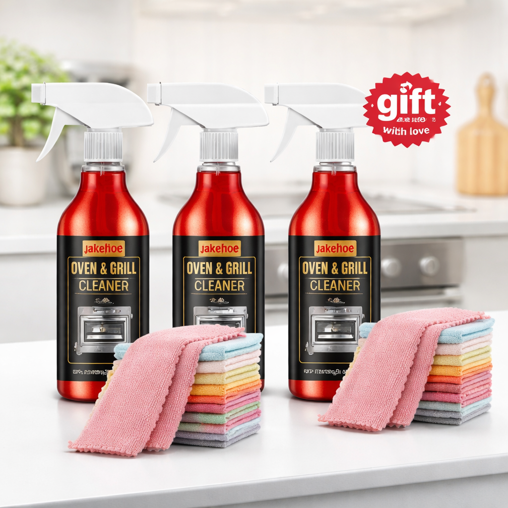 🧼 BUY 2 GET 1 FREE! ✨ Oven & Grill Cleaner Spray – Dissolves Grease in 5 Mins, No Scrubbing & Eliminates Odors 🔥  21 Reviews