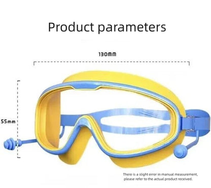 ⏰⚡LAST DAY BUY 1 GET 1 FREE🎁HD children's large frame waterproof and anti-fog swimming goggles