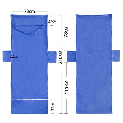🔥This week's special price ￡14.98!!🏖️Sun Lounger Towel in Bag with Pockets Storage