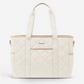 2Pcs Quilted Puffer Laptop Handbag, 15.6" 17"