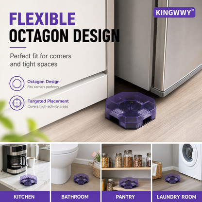 🔥Reusable Effective Roach Trap， Non-Toxic Sticky Cockroach Catcher for Kitchen Home Indoor Pest Control