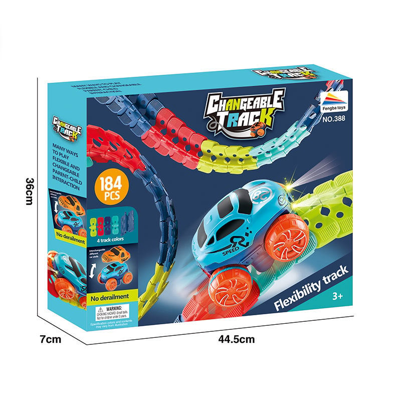 🎅Christmas Surprise Gift 50%OFF🎁Flexible Changeable Magic Race Car Track Toys