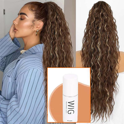 💜2026 NEW IN £12.99!!⚡50K+ SOLD! 💜Curly Wavy Frizzy Hair Extension with Ponytail