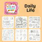 MagicReveal™ Mess-Free Coloring Book + Magic Marker