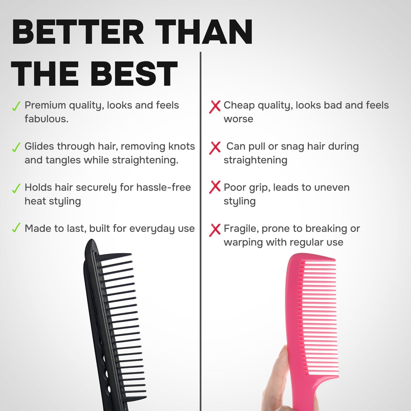 ✨Last Day Special Price £5.99!!💕Straightening Comb For Hair