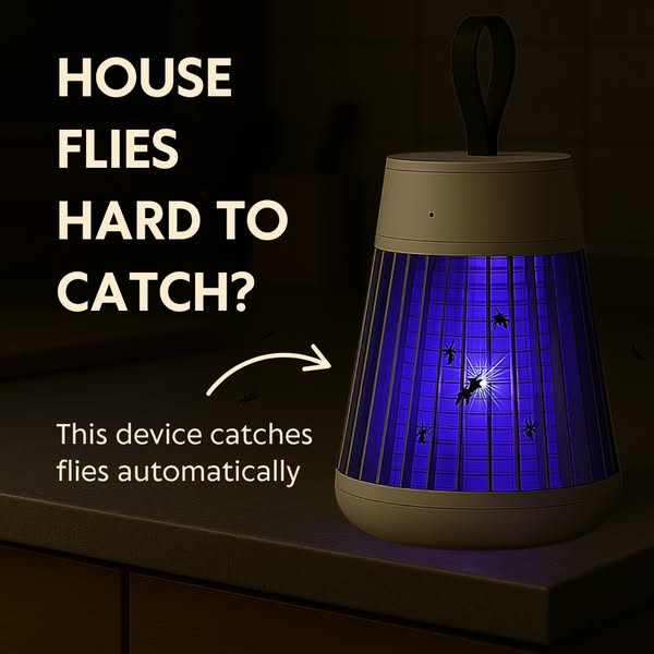 🔥🔥LAST DAY SALE ￡6.99!!🎁-🦟USB/Rechargeable Mosquito & Fly Trap Lamp