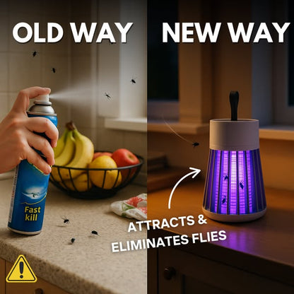 🔥🔥LAST DAY SALE ￡6.99!!🎁-🦟USB/Rechargeable Mosquito & Fly Trap Lamp
