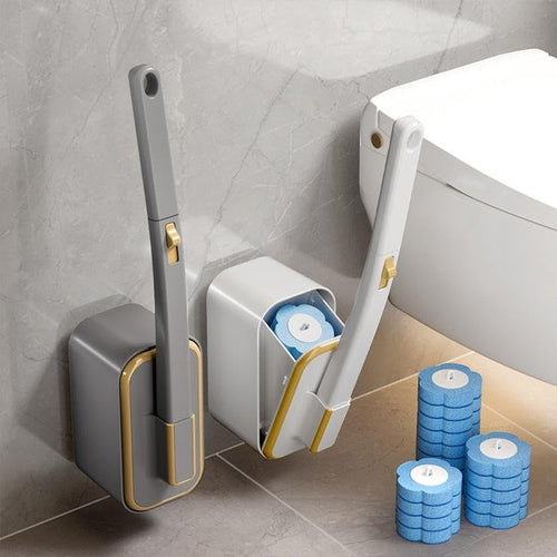 🔥Big Sales 49% OFF🔥Wall-Mounted Toilet Brush Set 🚽✨